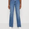 Pieces Pcpeggy Wide PantJeans A SigarettaMedium Blue Denim Donna Jeans PE321N0EH-K11