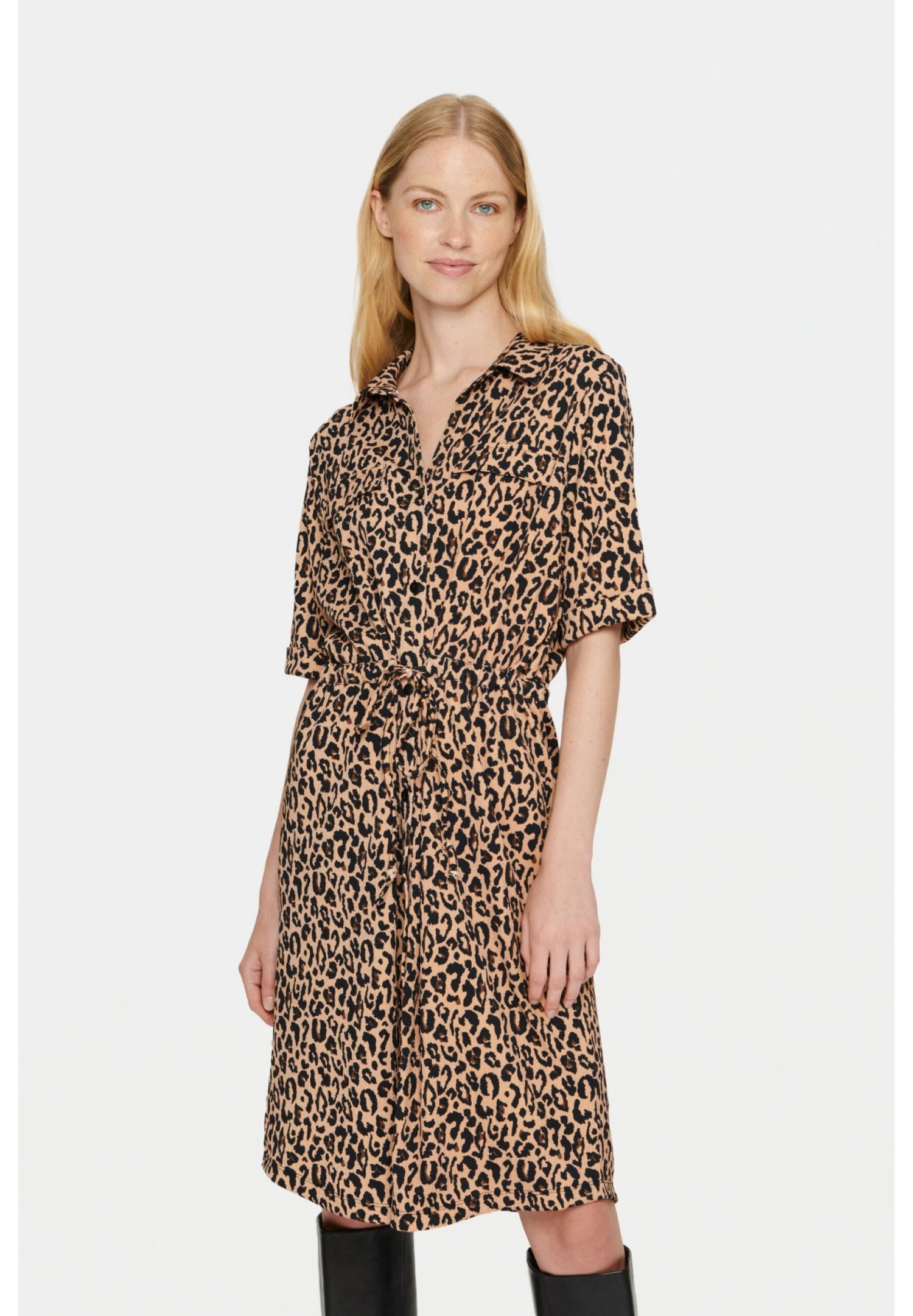 Saint Tropez Valdasz- Abito A Camicia - Brush Leo Skin 3 Saint Tropez Valdasz- Abito A Camicia - Brush Leo Skin