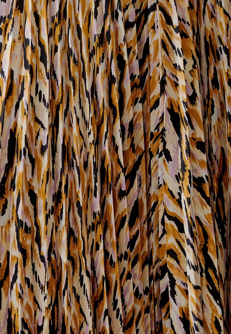 Tussah Miri Midi- Gonna A Pieghe - Ikat Print 8 Tussah Miri Midi- Gonna A Pieghe - Ikat Print - immagine 6