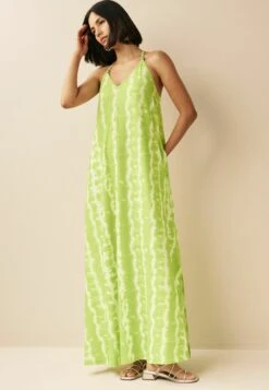 Next Cami Strappy Maxi Summer DressVestito LungoLime Green Tie-Dye Donna Vestiti NX321C3A9-M11