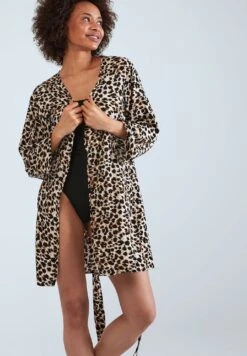 Long Sleeved KimonoAccessorio Da SpiaggiaLeopard Donna Moda Mare H6621G000-O11 -Vendite ONLY 677492b7eaec4783bd29d437963b9c97