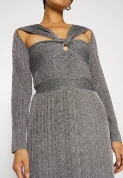 HERVE LEGER Draped GownVestito EleganteMetallic Gunmetal Donna Vestiti HL421C08V-C11 17 HERVE LEGER Draped GownVestito EleganteMetallic Gunmetal Donna Vestiti HL421C08V-C11 -Vendite ONLY 6aef5bfcf38f4a028bd4df7a98ee9c10