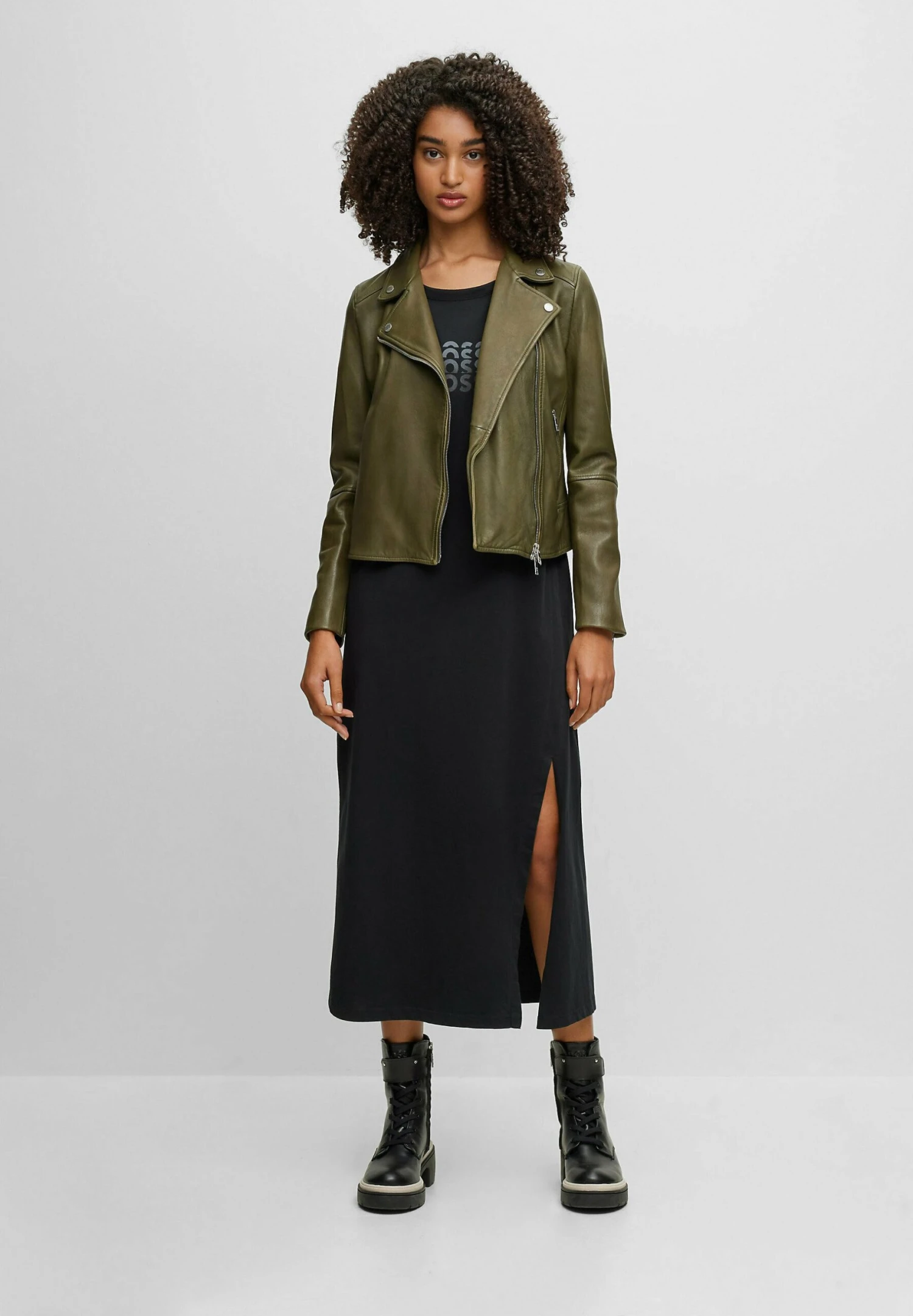 Boss PrintVestito Di MaglinaBlack One Donna Vestiti BB121C0XI-Q11 4 Boss PrintVestito Di MaglinaBlack One Donna Vestiti BB121C0XI-Q11 - immagine 2