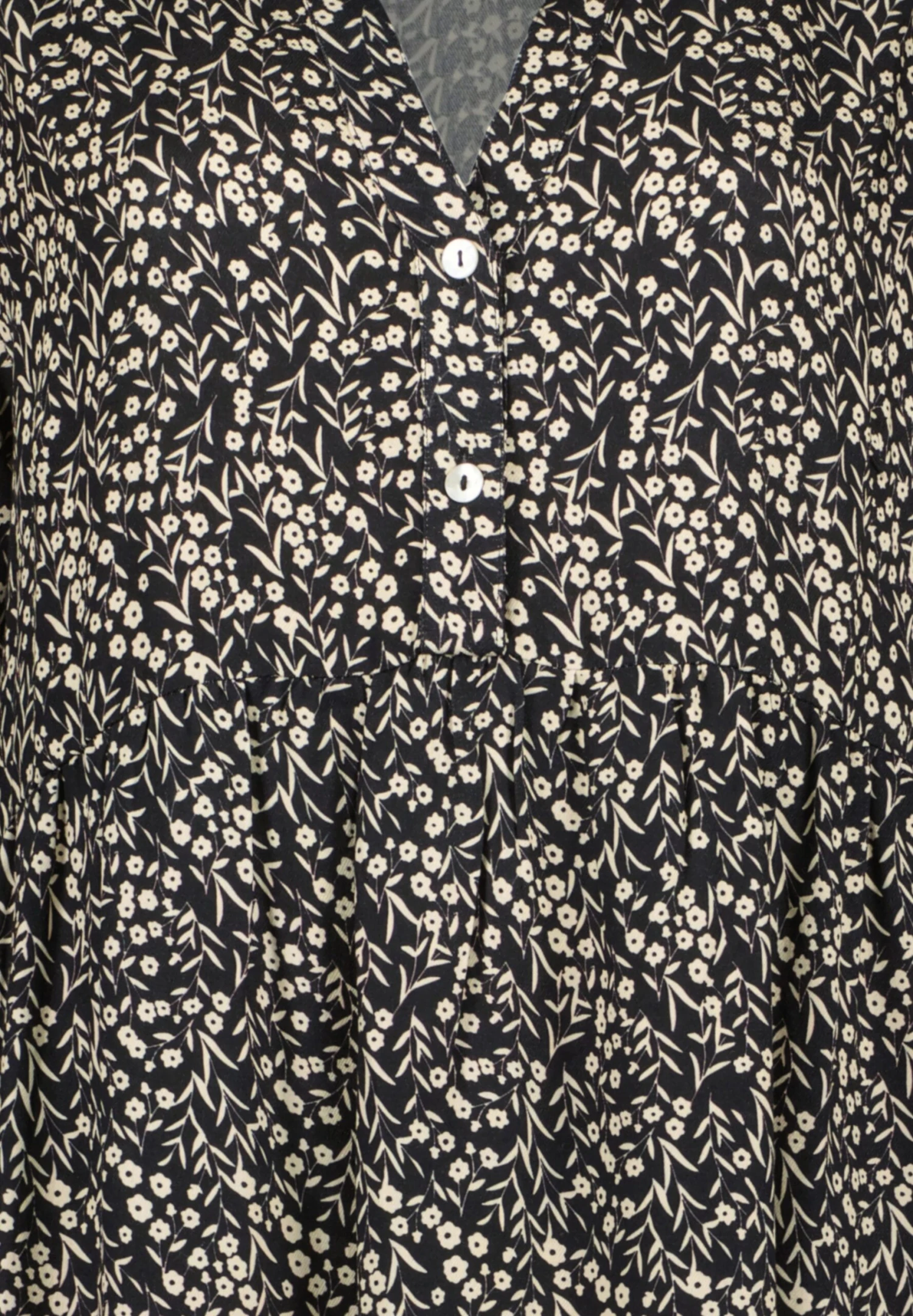 Blue Seven Henley Ausschnitt - Vestito Estivo - Schwarz 5 Blue Seven Henley Ausschnitt - Vestito Estivo - Schwarz - immagine 3