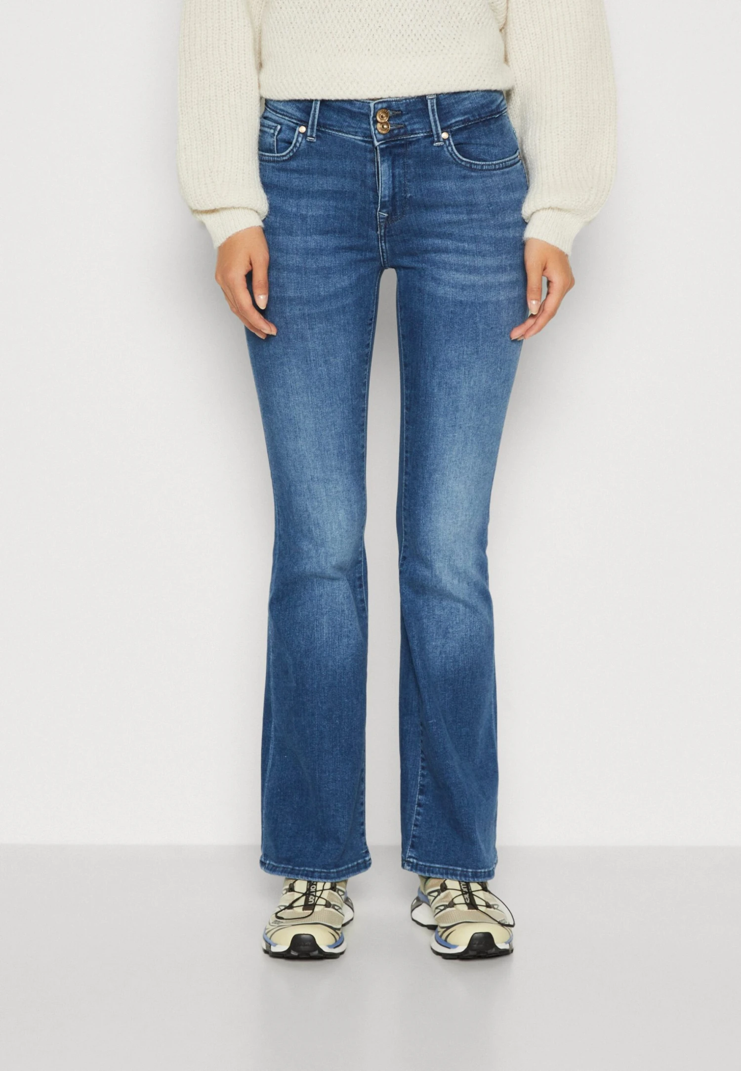 ONLY Onlcheryl RetroJeans A ZampaMedium Blue Denim Donna Jeans ON321N24B-K11 3 ONLY Onlcheryl RetroJeans A ZampaMedium Blue Denim Donna Jeans ON321N24B-K11