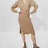 Next V-NeckAbito In MagliaCamel Brown Donna Vestiti NX321C3OR-O11 -Vendite ONLY 74864418328343cebba999bad9524dcf