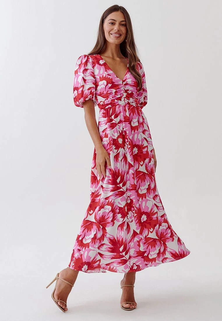 Tussah Abbie- Vestito Lungo - Floral Watercolour 4 Tussah Abbie- Vestito Lungo - Floral Watercolour - immagine 2