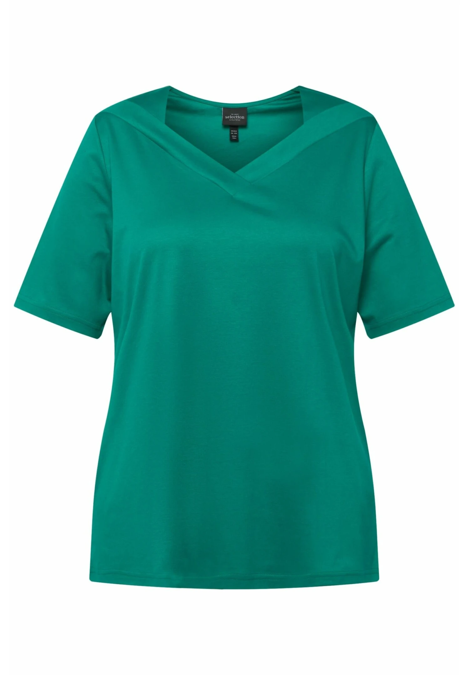 Ulla Popken T-Shirt BasicVert Bleu Donna T-shirt E Top UP121D26X-P11 7 Ulla Popken T-Shirt BasicVert Bleu Donna T-shirt E Top UP121D26X-P11 - immagine 5