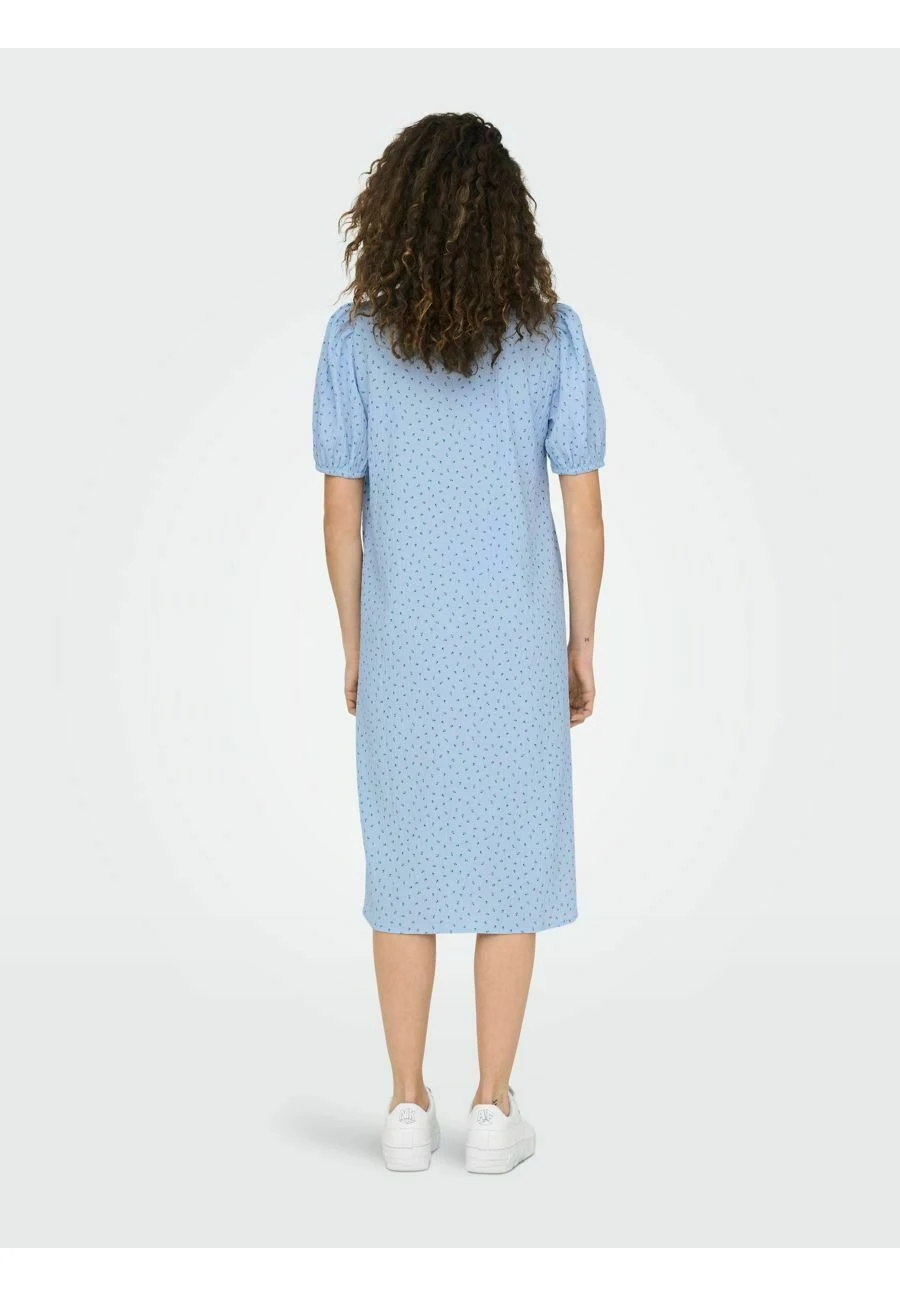 ONLY V-AusschnittVestito EstivoCashmere Blue Donna Vestiti ON321C3DK-K11 5 ONLY V-AusschnittVestito EstivoCashmere Blue Donna Vestiti ON321C3DK-K11 - immagine 3