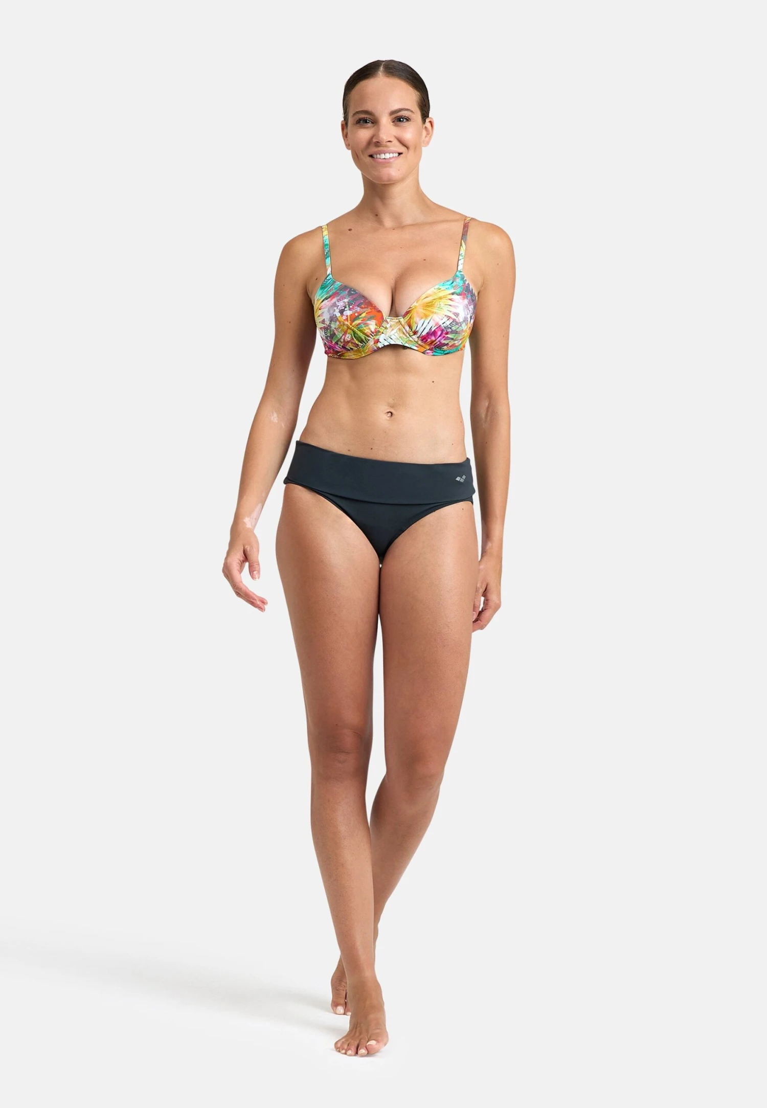 Arena Bodylift Paola Two Pieces C Cup - Bikini - Night Grey White Multi 4 Arena Bodylift Paola Two Pieces C Cup - Bikini - Night Grey White Multi - immagine 2