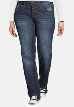 Sheego LanaJeans BootcutDark Blue Denim Donna Jeans SHI21N000-K13