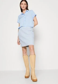 MOSS COPENHAGEN Skirt - Gonna A Tubino - Blue -Vendite ONLY 7e13fee7277548deab275da63213edc3