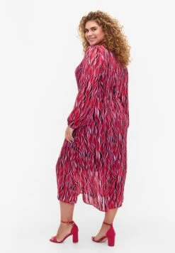 Zizzi Langærmet Med PrintVestito EstivoFuchsia Pink Aop Donna Vestiti Z1721C1IA-J11 -Vendite ONLY 814f3016b7d440b18d27e02cef4f1a8a