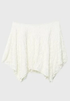 Stradivarius With Pointed Detail - Minigonna - White 15 Stradivarius With Pointed Detail - Minigonna - White -Vendite ONLY 828fdb81b5c54f02aaa4682710fb8737