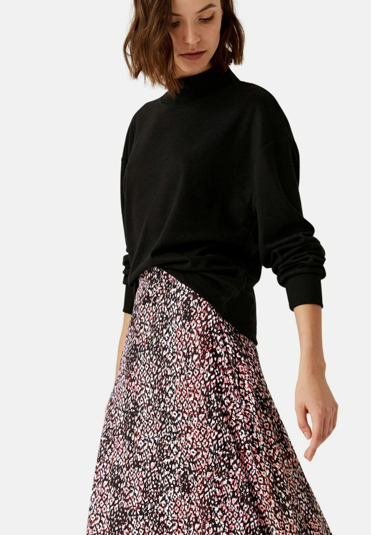 Marks & Spencer Animal Print Pleated Midi - Gonna A Campana - Pink Mix 6 Marks & Spencer Animal Print Pleated Midi - Gonna A Campana - Pink Mix - immagine 4