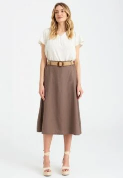 Gonna A CampanaBrown Donna Gonne G0Y21B02N-O11