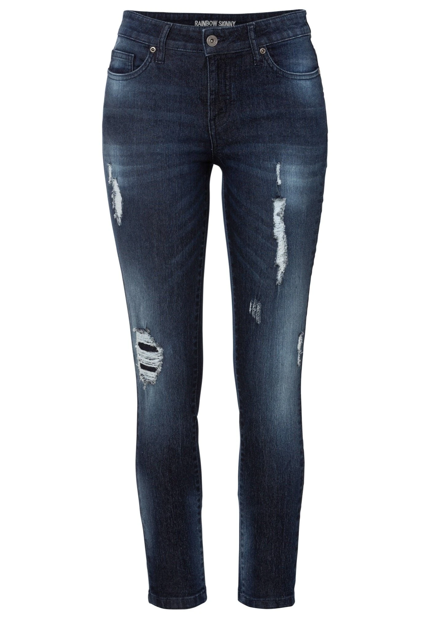 Verkürzt Mit Destroy DetailsJeans Skinny FitBlue Donna Jeans B3D21N0X8-K11 8 Verkürzt Mit Destroy DetailsJeans Skinny FitBlue Donna Jeans B3D21N0X8-K11 - immagine 6