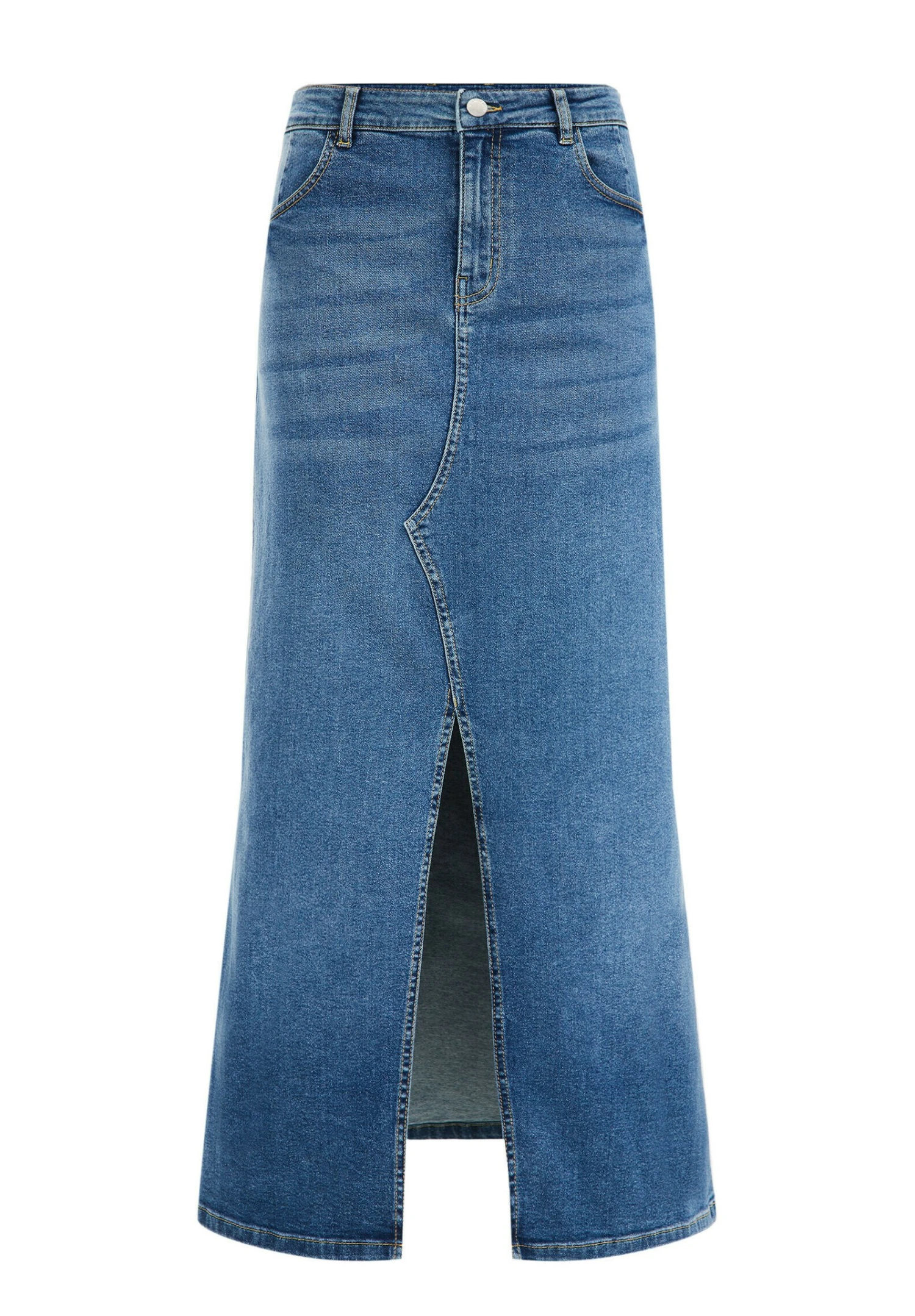 WE FASHION Ridge - Gonna Lunga - Blue 7 WE FASHION Ridge - Gonna Lunga - Blue - immagine 5