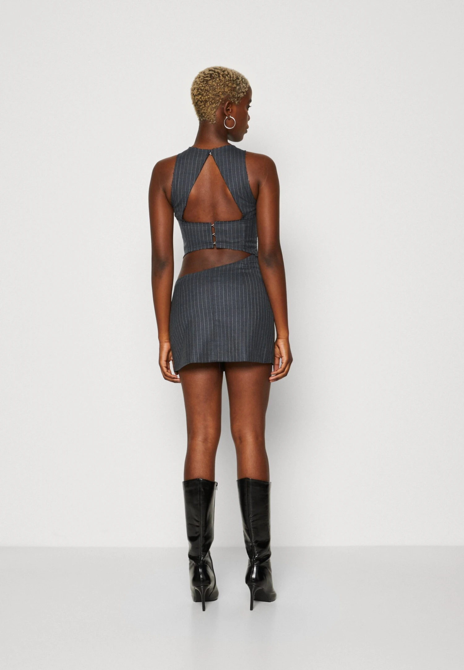 BEC + BRIDGE Jesse Cut Out Mini DressVestito EleganteCharcoal Donna Vestiti BEU21C06N-K11 5 BEC + BRIDGE Jesse Cut Out Mini DressVestito EleganteCharcoal Donna Vestiti BEU21C06N-K11 - immagine 3