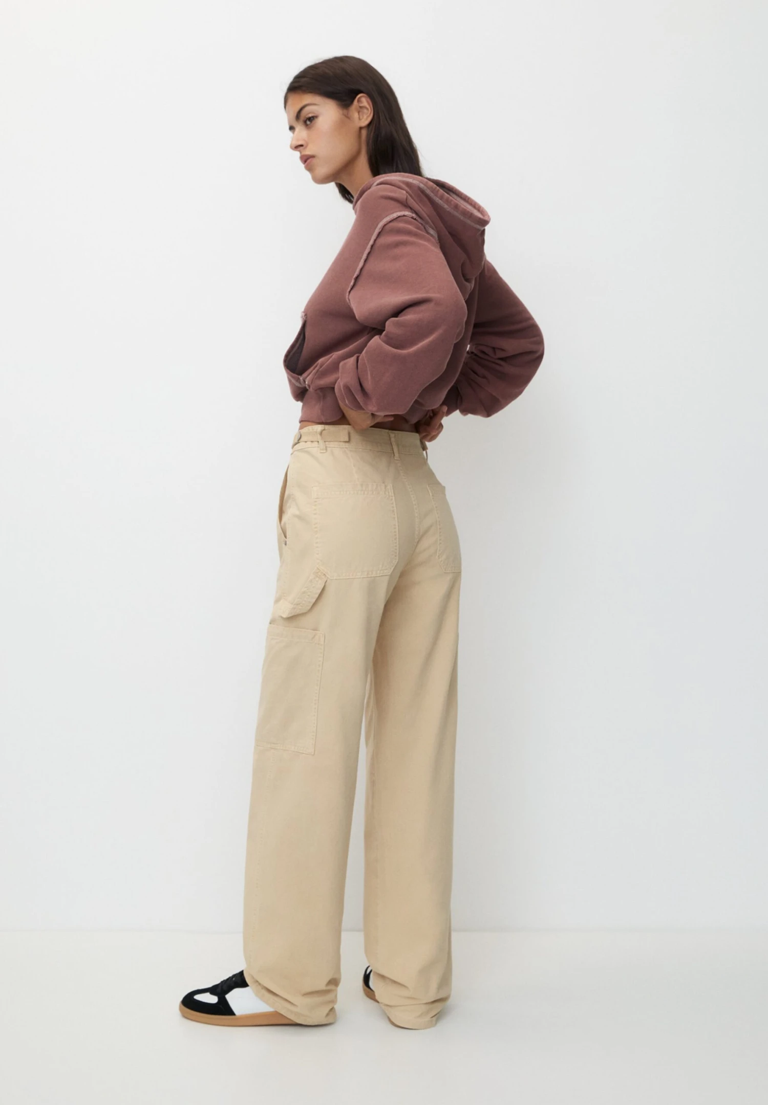 PULL & BEAR CarpenterJeans A SigarettaSand Donna Jeans PUC21N0M8-B11 5 PULL & BEAR CarpenterJeans A SigarettaSand Donna Jeans PUC21N0M8-B11 - immagine 3