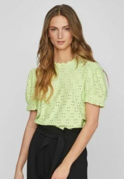 Vila Flounce T-Shirt Con StampaLettuce Green Donna T-shirt E Top V1021E1RK-M11