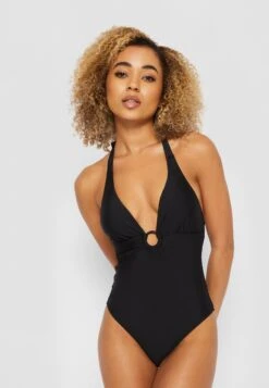 URBAN CLASSICS Recycled NeckholderCostume Da BagnoBlack Donna Moda Mare UR681G00I-Q11