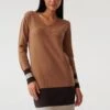 Medi - Abito In Maglia - Beige Camel