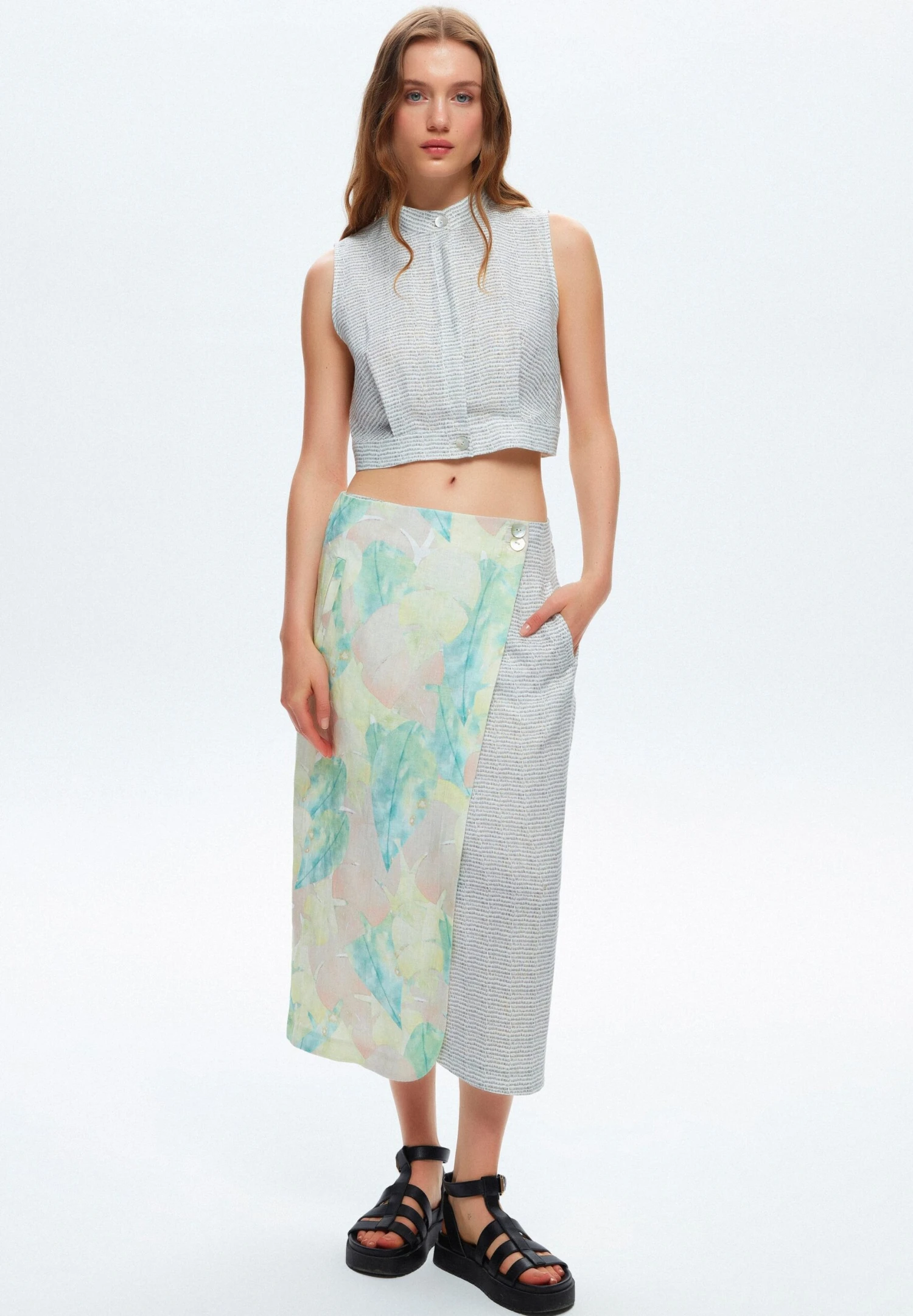 For ArtGonna A PortafoglioPrinted Green Donna Gonne ADK21B01U-M11 3 For ArtGonna A PortafoglioPrinted Green Donna Gonne ADK21B01U-M11