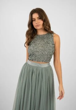 Picasso Sequin - Camicetta - Teal