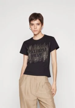 Patrizia Pepe MagliaT-Shirt Con StampaNero Donna T-shirt E Top P1421D092-Q11 -Vendite ONLY a13bfa6495d84e428362fc8eee99e124