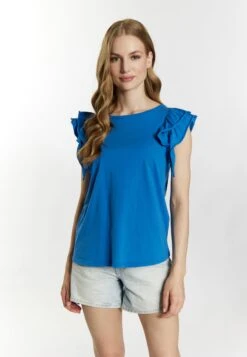 Dreimaster T-Shirt BasicBlau Donna T-shirt E Top 4DR21D07M-K11