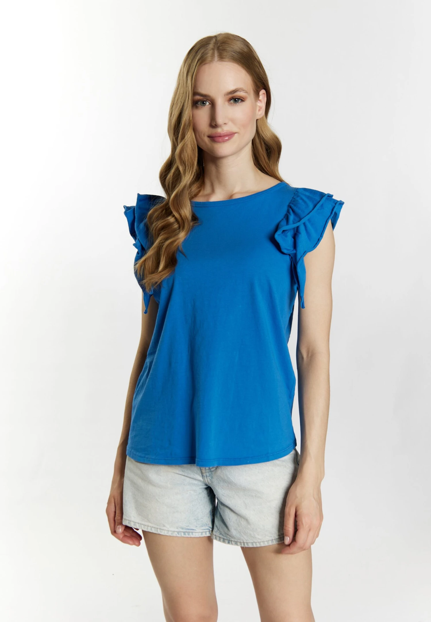 Dreimaster T-Shirt BasicBlau Donna T-shirt E Top 4DR21D07M-K11 3 Dreimaster T-Shirt BasicBlau Donna T-shirt E Top 4DR21D07M-K11