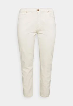 ONLY CARMAKOMA Careneda Mom - Jeans Baggy - Ecru