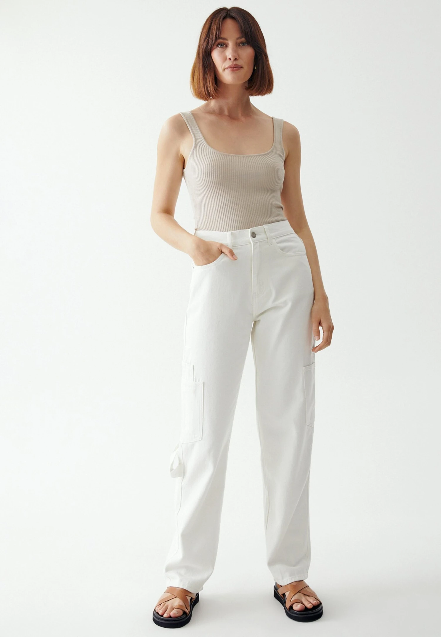 Calli CamJeans A SigarettaWhite Wash Donna Jeans CFY21N00J-A11 4 Calli CamJeans A SigarettaWhite Wash Donna Jeans CFY21N00J-A11 - immagine 2