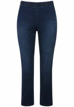 Ulla Popken Sienna ElastikbundJeans Slim FitDark Blue Denim Donna Jeans UP121N0BB-K11 -Vendite ONLY a5f093443e7747dabbf82036c8cb3d14