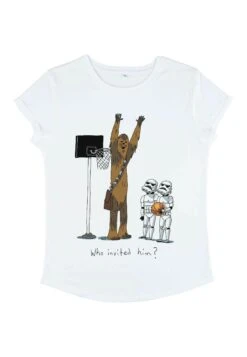 Star Wars: Classic Chewie BasketballT-Shirt Con StampaWhite Donna T-shirt E Top H3A21E03B-A11 12 Star Wars: Classic Chewie BasketballT-Shirt Con StampaWhite Donna T-shirt E Top H3A21E03B-A11 -Vendite ONLY a8541b2a54674f85b86864f4b66ebfc4