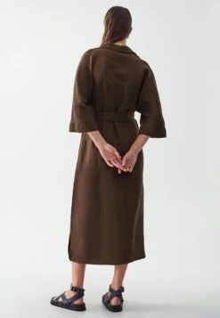 Calli Dom Abito A CamiciaChocolate Donna Vestiti CFY21C00F-O11 -Vendite ONLY aa81197715334881acf4c122e99c8b7d
