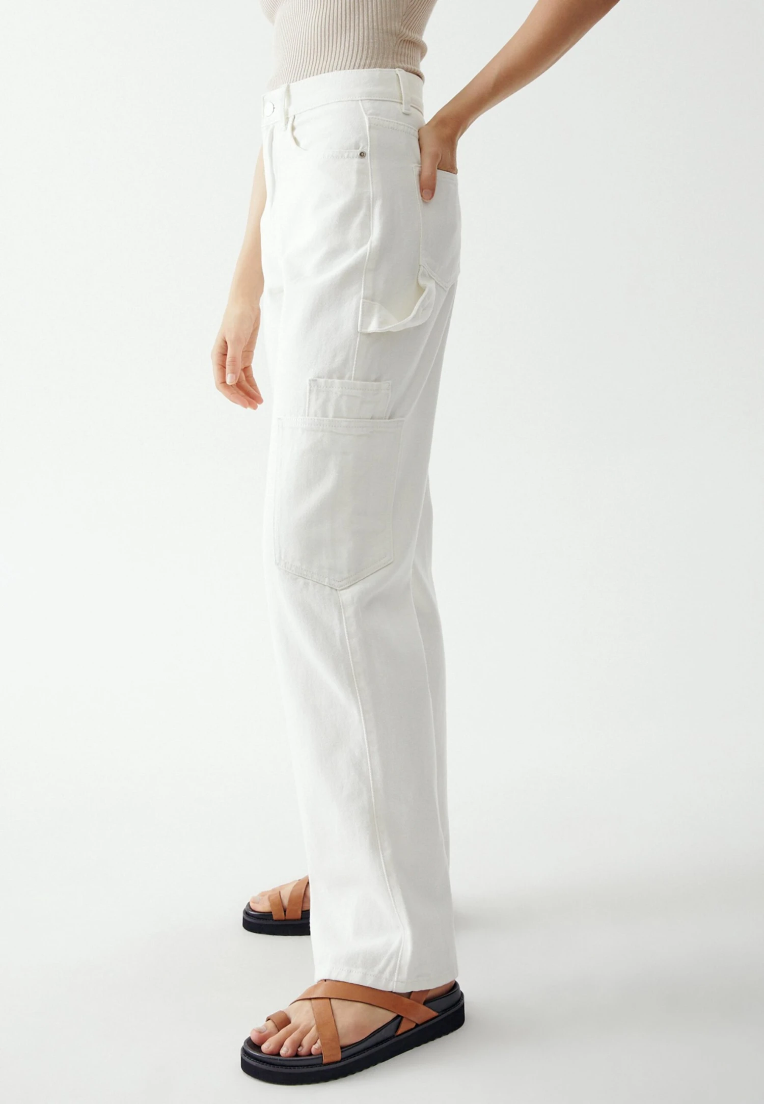 Calli CamJeans A SigarettaWhite Wash Donna Jeans CFY21N00J-A11 7 Calli CamJeans A SigarettaWhite Wash Donna Jeans CFY21N00J-A11 - immagine 5