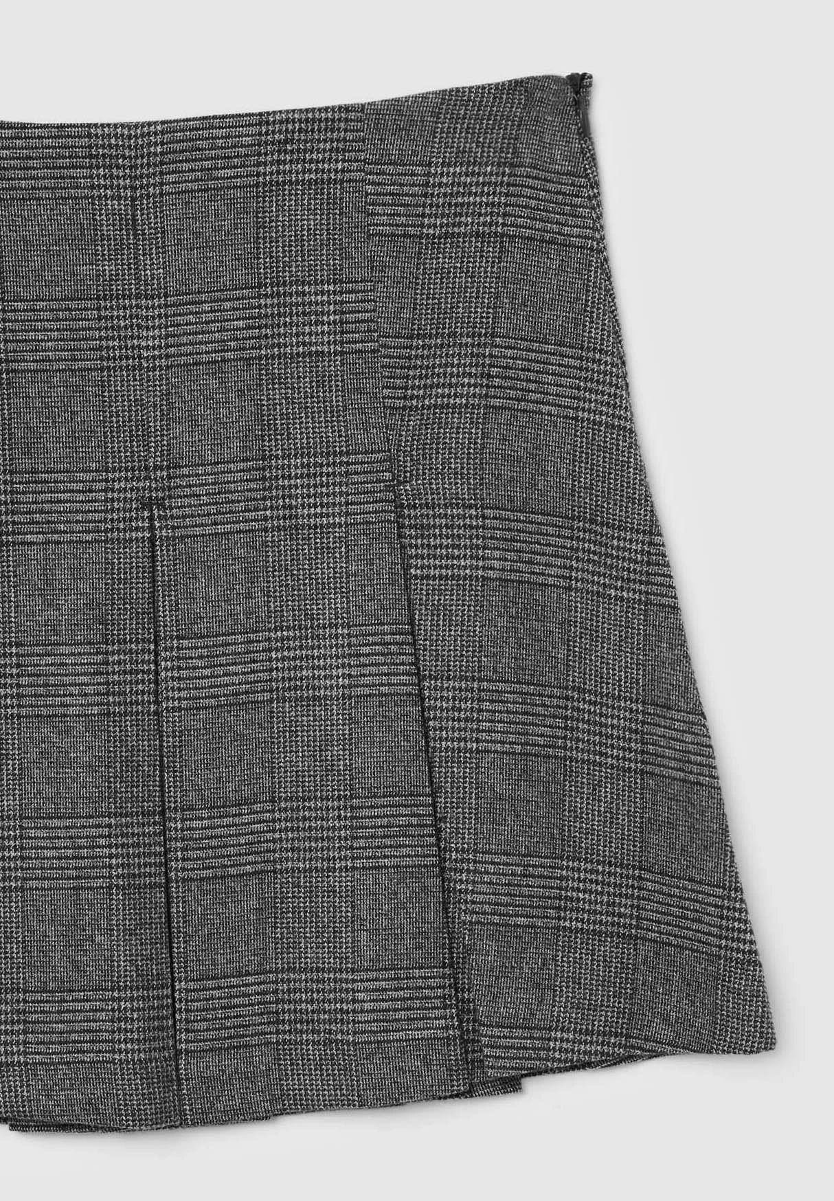 Mini In Principe Di Galles- Gonna A Campana - Variante 6 Mini In Principe Di Galles- Gonna A Campana - Variante - immagine 4