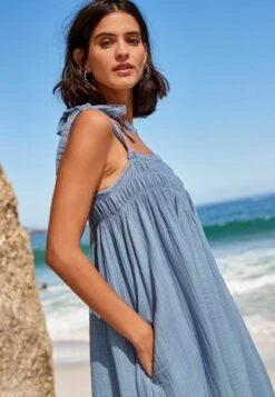 Next Tie Strap Maxi Summer DressAccessorio Da SpiaggiaBlue Donna Moda Mare NX381H01P-K11 9 Next Tie Strap Maxi Summer DressAccessorio Da SpiaggiaBlue Donna Moda Mare NX381H01P-K11 -Vendite ONLY af70ae672ded43c28fe7ed49ad75b684