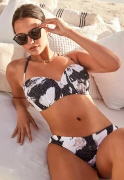 Next Ruched Wired Shaping Bandeau Bikini TopBikini Pezzo SopraMono Animal Floral Donna Moda Mare NX381J0AY-T11 -Vendite ONLY afc55177a4964e29abbfa0886f501e38