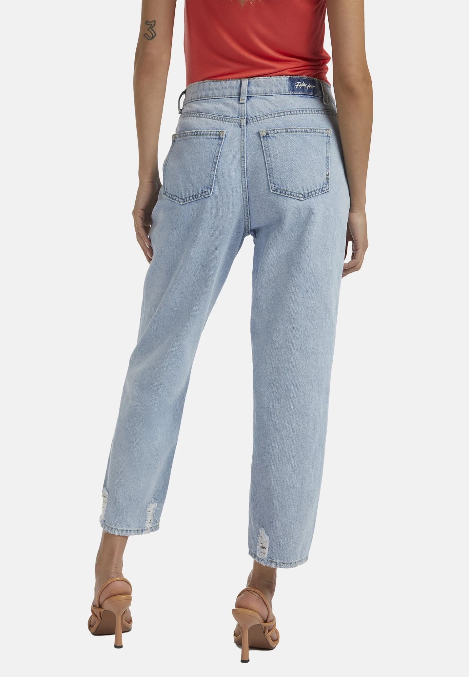 Jeans A SigarettaIndaco Donna Jeans F3Y21N00J-K11 5 Jeans A SigarettaIndaco Donna Jeans F3Y21N00J-K11 - immagine 3