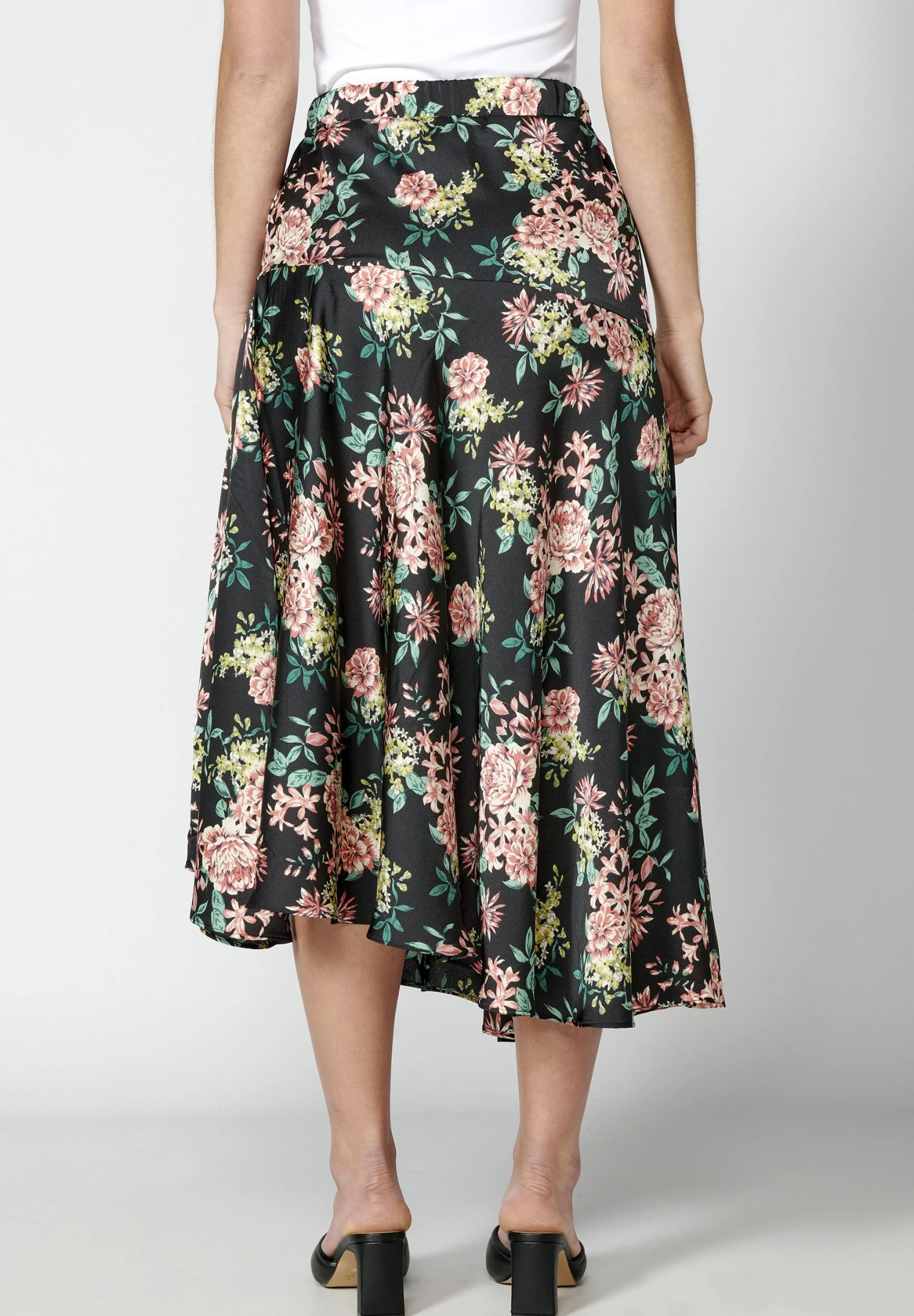 Koroshi Gonna A CampanaBlack Donna Gonne KOL21B028-Q11 4 Koroshi Gonna A CampanaBlack Donna Gonne KOL21B028-Q11 - immagine 2