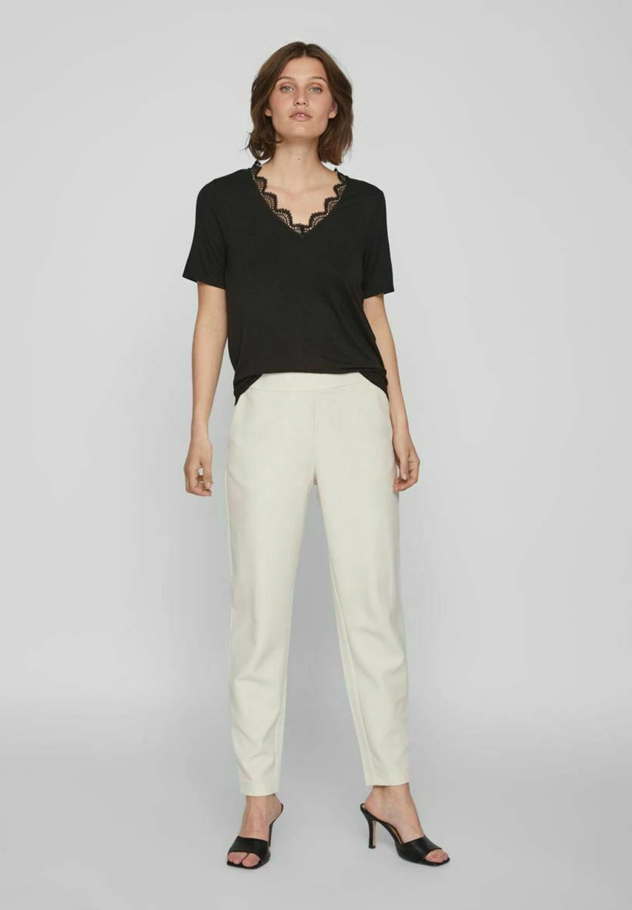 Vila Mit Kurzen Ärmeln V-AusschnittT-Shirt Con StampaBlack Donna T-shirt E Top V1021D1ER-Q11 4 Vila Mit Kurzen Ärmeln V-AusschnittT-Shirt Con StampaBlack Donna T-shirt E Top V1021D1ER-Q11 - immagine 2