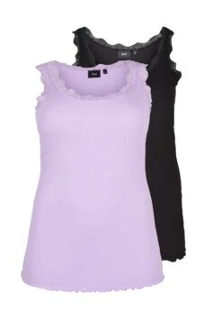 Zizzi 2-Pack With TrimTopLilac Breeze Black Donna T-shirt E Top Z1721D10O-I11 10 Zizzi 2-Pack With TrimTopLilac Breeze Black Donna T-shirt E Top Z1721D10O-I11 -Vendite ONLY b55ea5928c7541f0b8bfe63bf2f6a625