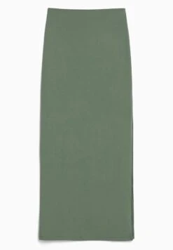 BERSHKA Gonna Lunga - Khaki -Vendite ONLY b9792ecad22444b4bf4af68baeaceed5