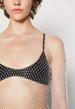 Gina Tricot Rhinestone DressVestito EleganteOffwhite Donna Vestiti GID21C0CT-A11 -Vendite ONLY ba6af0226b434ee39aafa45c555293c2