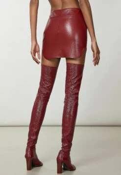 Patrizia Pepe Essential Slim - Gonna A Campana - Martian Red -Vendite ONLY baf3569774604f57ac7146009dc4f48a