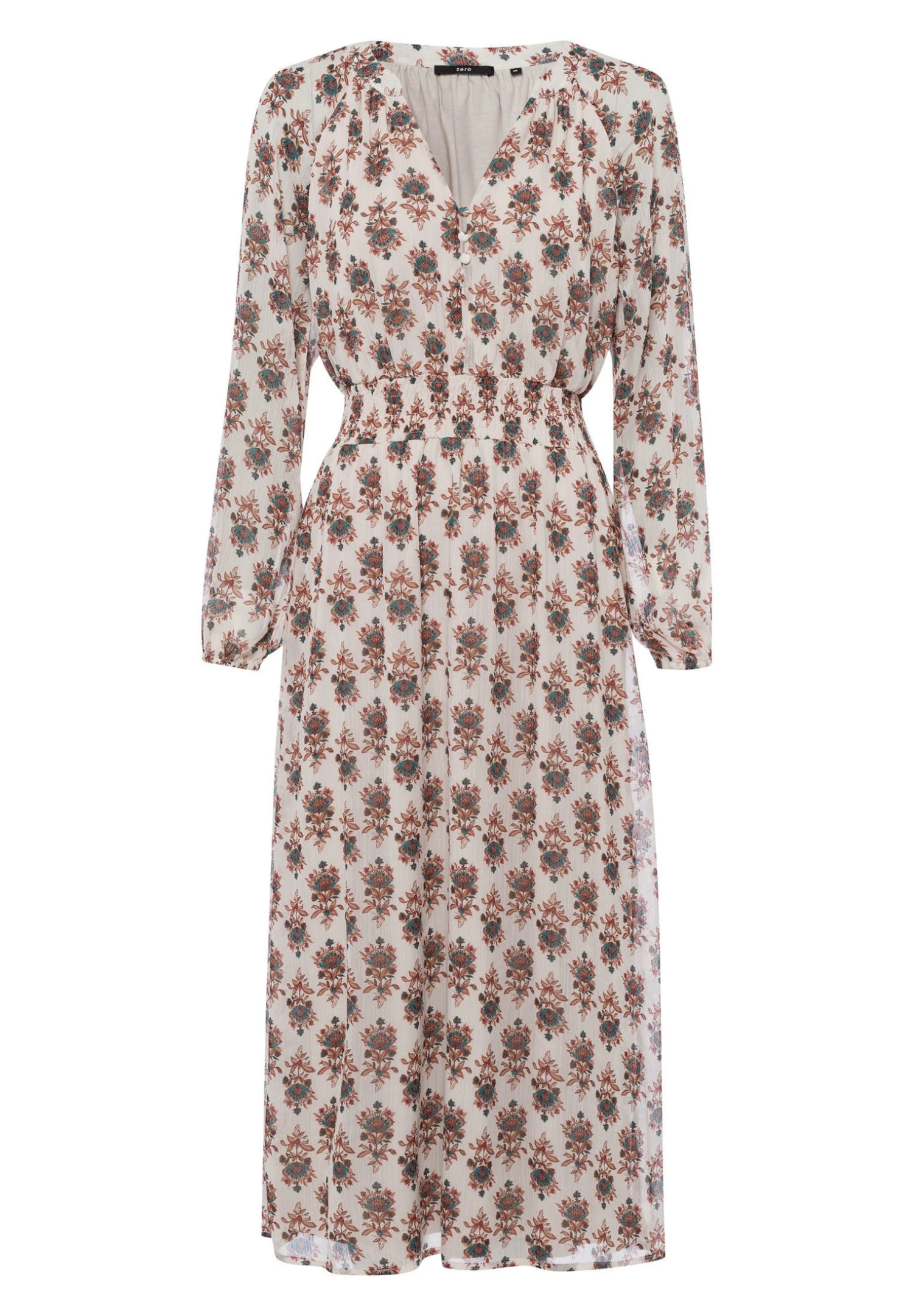 Zero Vestito EstivoCreambrown Donna Vestiti ZEE21C087-B11 8 Zero Vestito EstivoCreambrown Donna Vestiti ZEE21C087-B11 - immagine 6