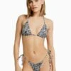 BERSHKA ZebraBikini Pezzo SopraBeige Donna Moda Mare BEJ81J01N-B11 -Vendite ONLY bcde8a05ad1c4e57aa5a839c3de982fb
